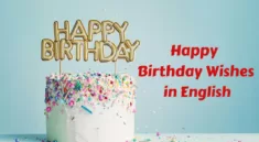 Birthday Wishes in English