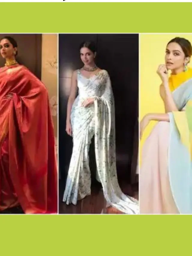 Bollywood Deepika Padukone Saree दिल दहला देने वाली अदा Saree में